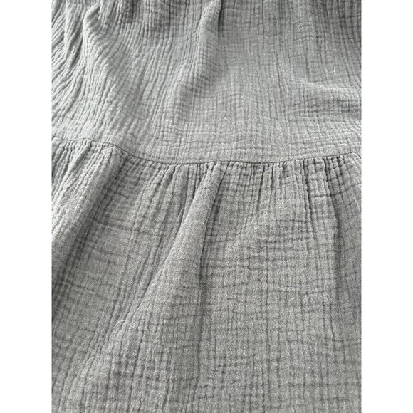 J. Crew Womens Sleeveless Black Tiered Dress Size 8 gauzy - Picture 3 of 9